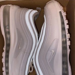 All white Air Max 97